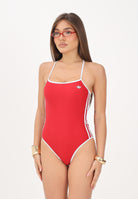 ADIDAS ORIGINALS Costume intero da bagno Logo C-back Rosso rosso e bianco donna. KT2635 . ADIDAS ORIGINALS 