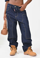 DSQUARED2 Jeans Loose Jean in denim blu per donna, ragazzi e bambini DQ2636D0AAM DQ01 DSQUARED2 