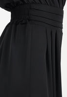 SHIT Pantalone elegante a palazzo nero da donna SH26048 NE SHIT 