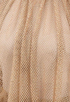 SPORTMAX Canotta SPXNODO oro da donna in rete con strass 2612941061600 003 SPORTMAX 