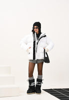 DSQUARED2 Piumino bianco per donna, ragazzi e bambini con logo DQ1090D00BN DQ100 DSQUARED2 