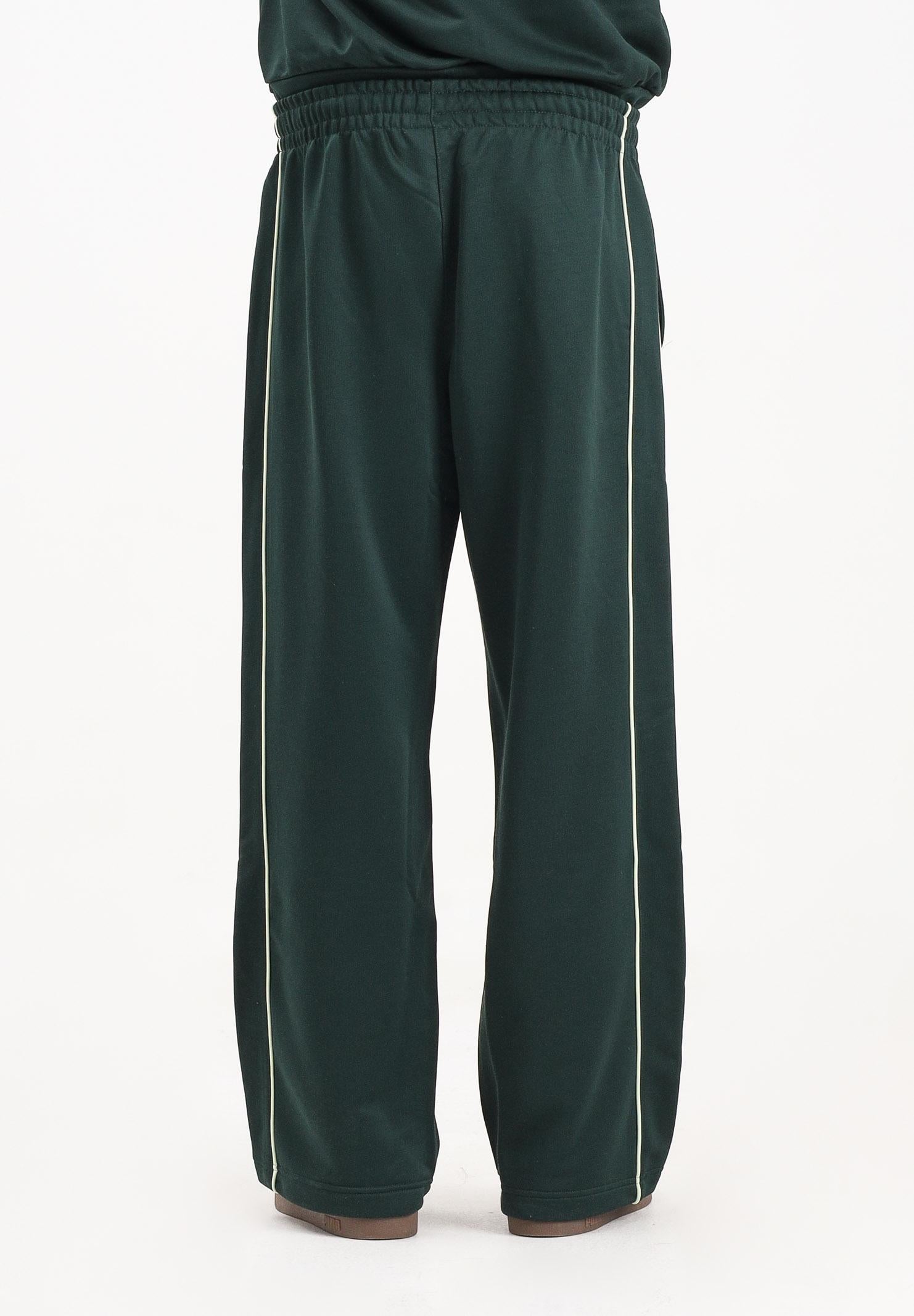 LACOSTE Pantalone sportivo verde da uomo in raso loose fit XH5685 YZP LACOSTE 