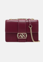 ARMANI EXCHANGE Borsa a tracolla bordeaux da donna con logo XW000070AF12039 UA343 ARMANI EXCHANGE 