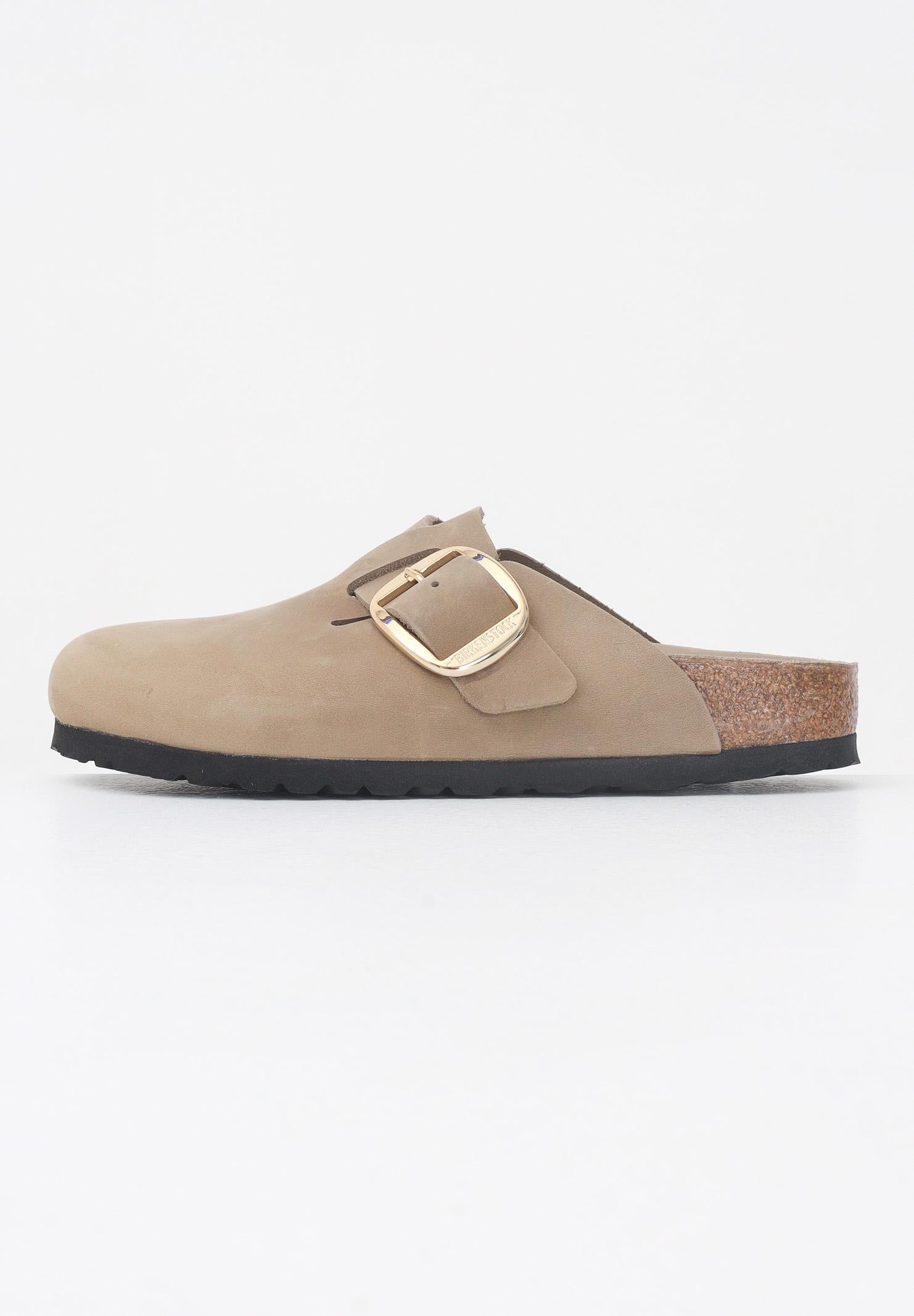 BIRKENSTOCK Ciabatte Boston Big Buckle beige da donna 1030425 - BIRKENSTOCK 