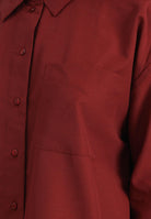 JDY Camicia a manica lunga bordeaux da donna 15311717 Cabernet JDY 