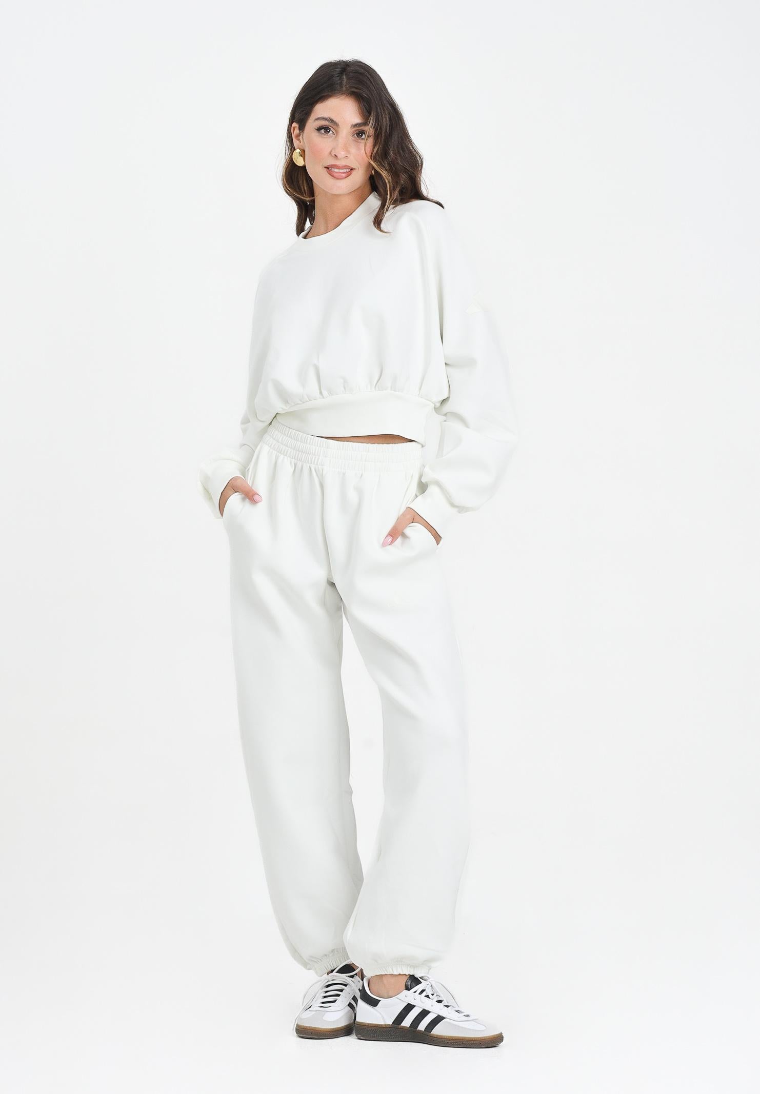 ADIDAS PERFORMANCE Pantalone sportivo Soft Lux bianco da donna JV9896 . ADIDAS PERFORMANCE 