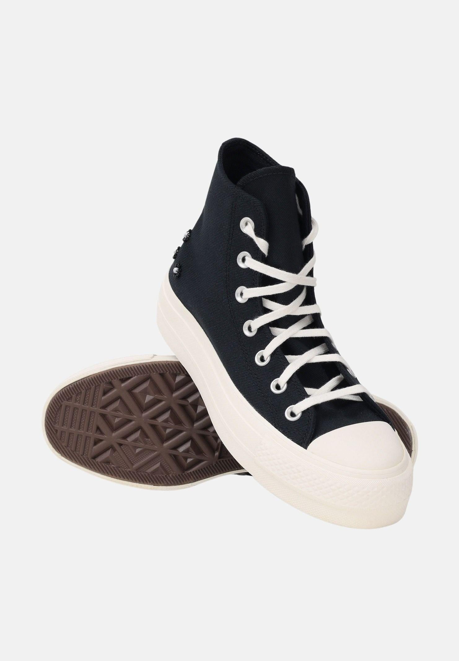 CONVERSE Sneakers Chuck Taylor All Star Lift Platform nere da donna A17787C . CONVERSE 