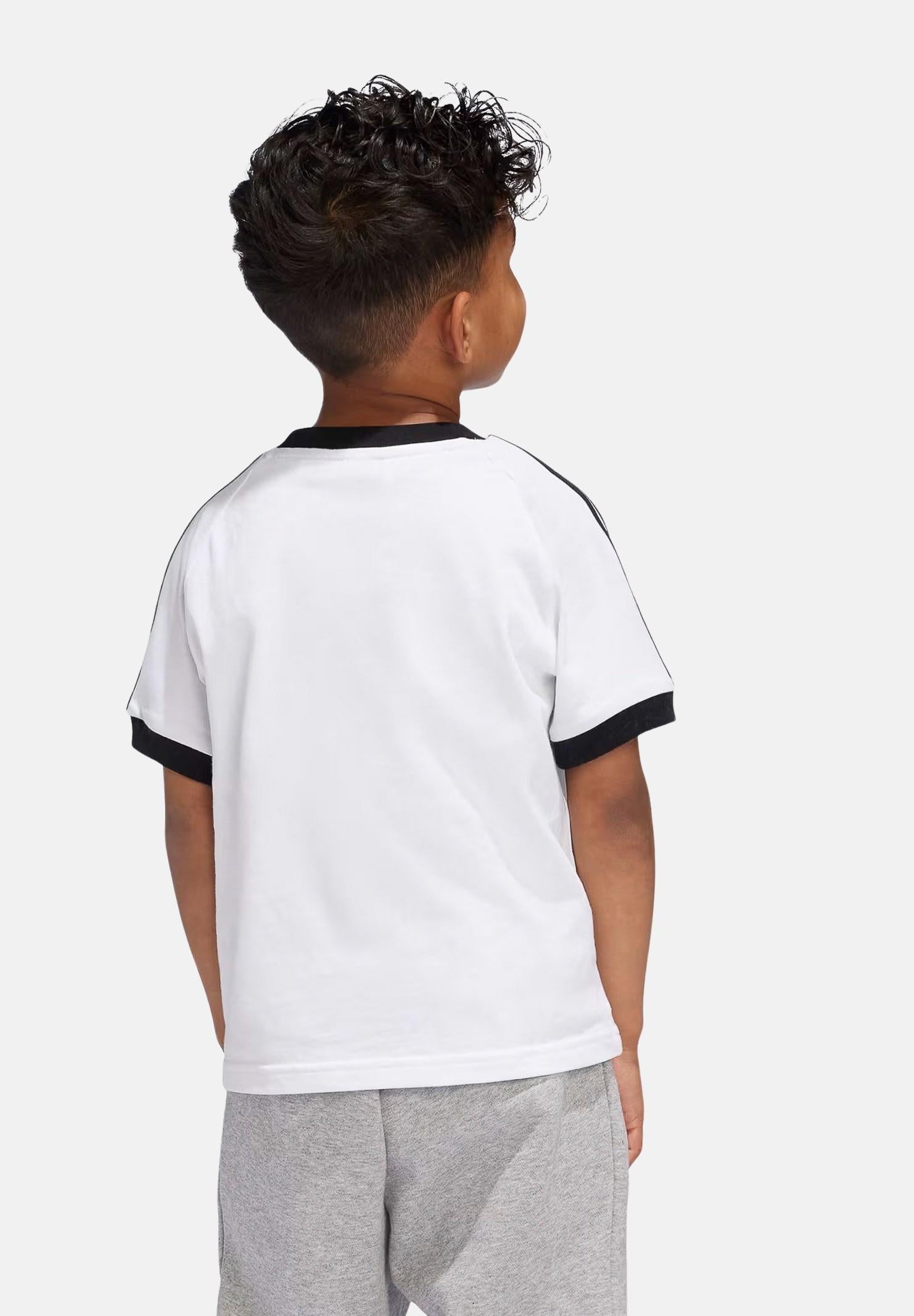 ADIDAS ORIGINALS T-shirt a manica corta Adicolor Trefoil bianca per bambino e bambina JE0517  ADIDAS ORIGINALS 