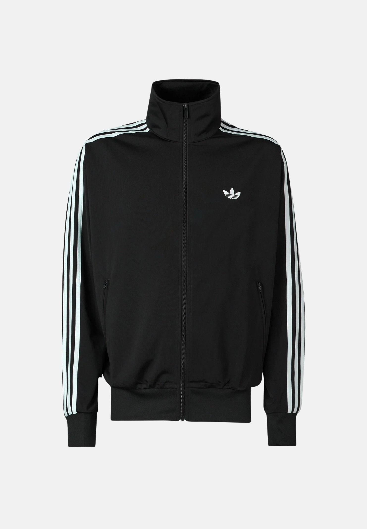 ADIDAS ORIGINALS Felpa con zip adicolor Classics Firebird nera da uomo IJ7058 . ADIDAS ORIGINALS 
