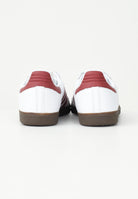ADIDAS ORIGINALS Sneakers Samba OG bianche e bordeaux da uomo JH8798  ADIDAS ORIGINALS 