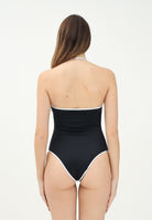 N21 Costume intero nero per donna e bambina con stampa logo N2102LN0059 0N900 N21 