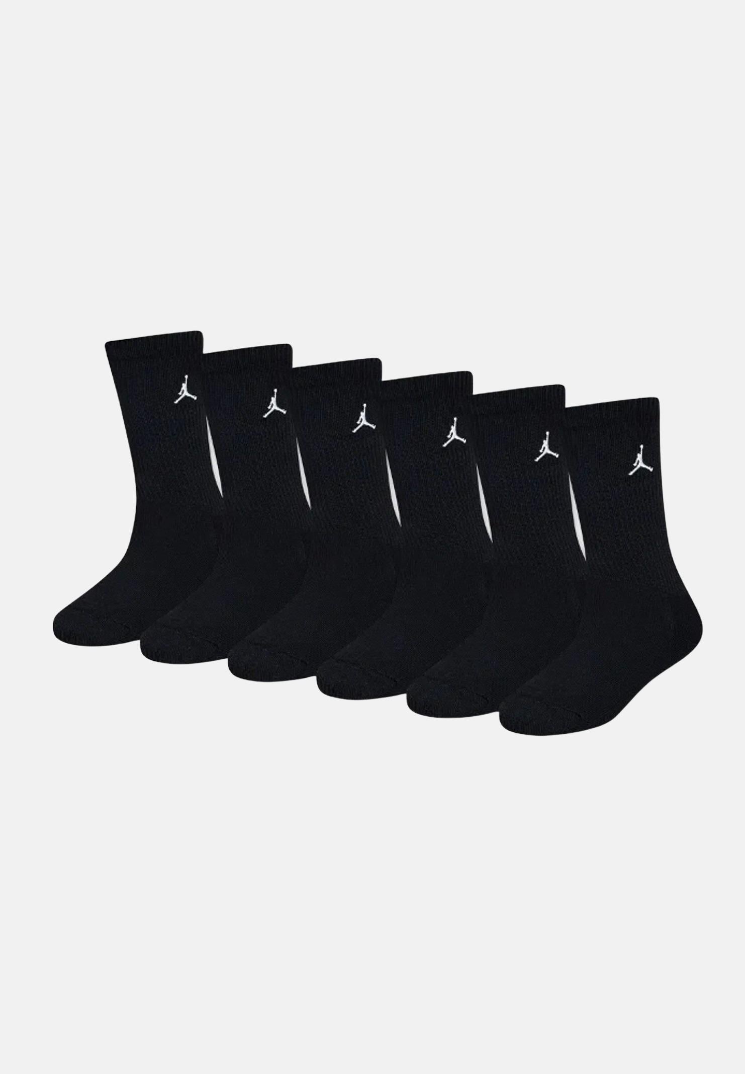 JORDAN Calzini (6paia) EVERYDAY ESSENTIALS neri per bambino e bambina BJ0583 023 JORDAN 