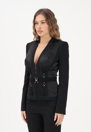ELISABETTA FRANCHI Giacca bustier nera da donna GI23362E2 110 ELISABETTA FRANCHI 