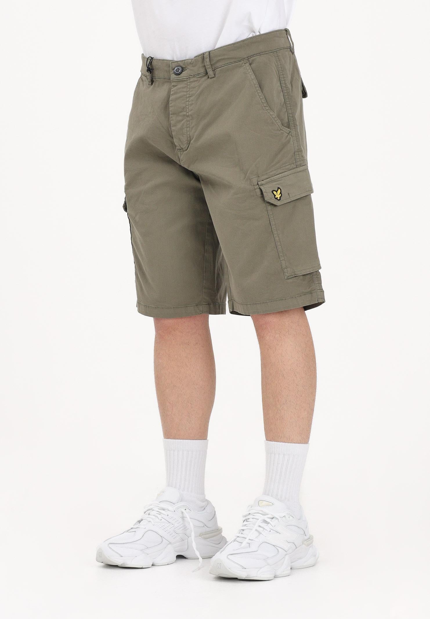 LYLE & SCOTT Shorts cargo verde militare da uomo SH1816ITA 009 LYLE & SCOTT 