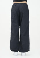 ADIDAS ORIGINALS Pantalone sportivo 3-Stripes Woven Parachute nero da donna IY7251  ADIDAS ORIGINALS 
