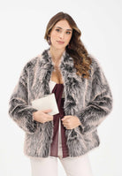 PATRIZIA PEPE Pelliccia nude e nera da donna 8O0197E072 B849 PATRIZIA PEPE 