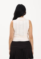 TOMMY JEANS Top in maglia panna da donna DW0DW22318 YBH TOMMY JEANS 