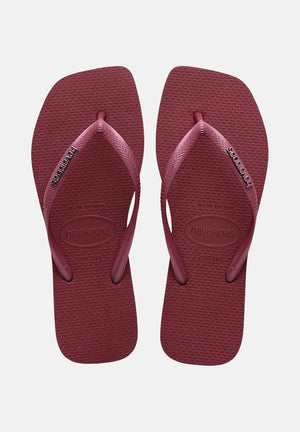 HAVAIANAS Infradito Havaianas Square Logo Metallic bordeaux da donna 4148257 9339 HAVAIANAS 