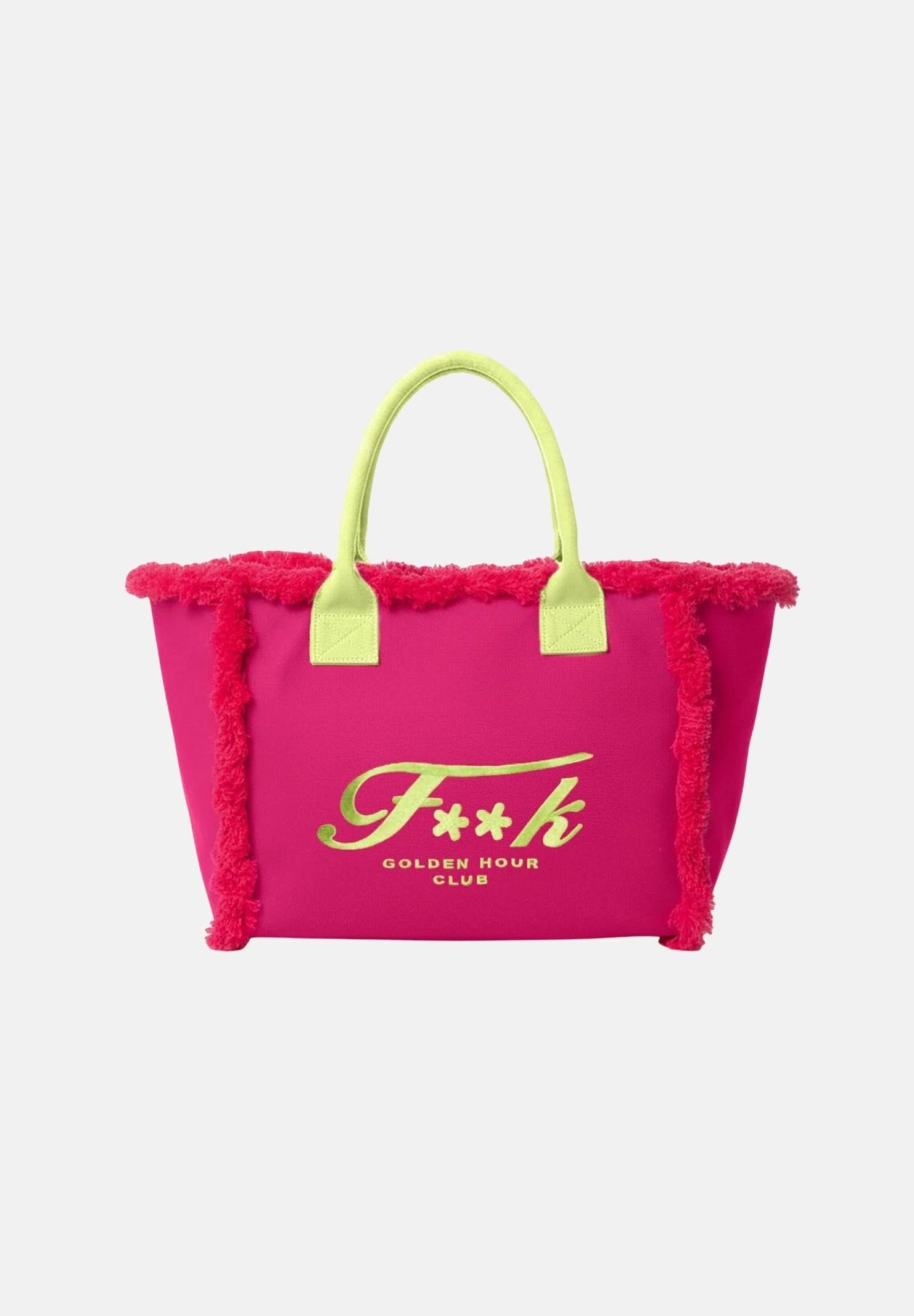 F**K Borsa mare fucsia da donna con logo FA26-SW0101FX . F**K 