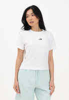 THE NORTH FACE T-shirt a manica corta Essential Regular Cutie bianca da donna NF0A8GR1FN41 . THE NORTH FACE 