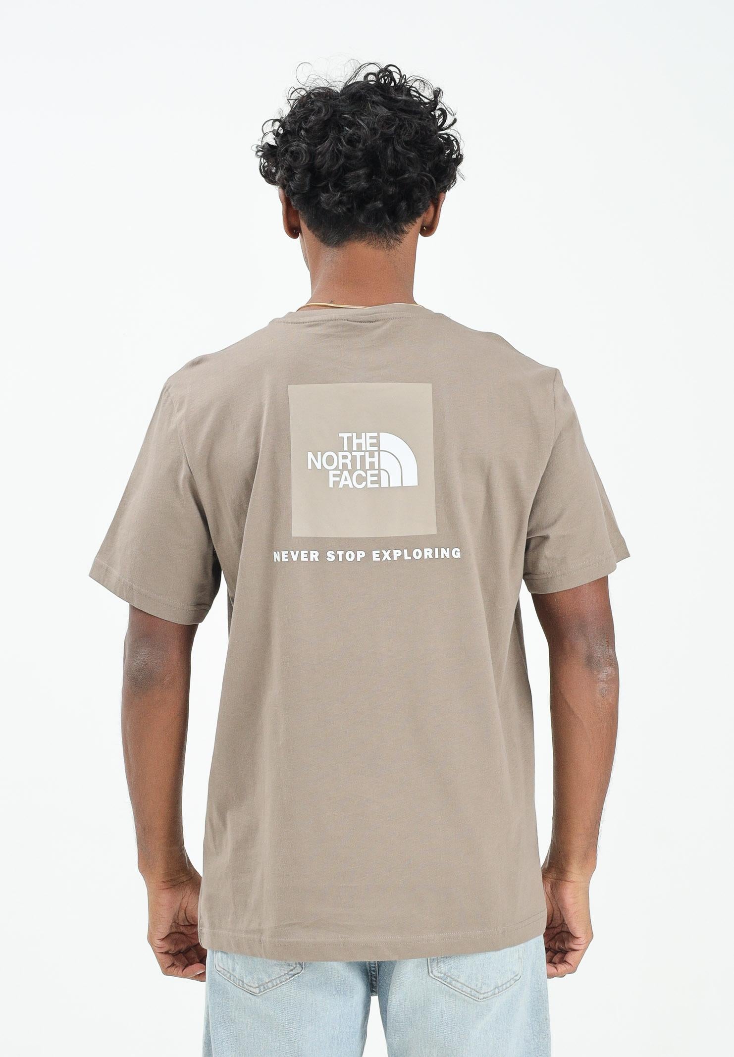THE NORTH FACE T-shirt a manica corta NSE Reflective Box beige da uomo NF0A87NPE1Q1  THE NORTH FACE 