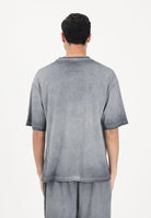 NEW ERA T-shirt a manica corta New York Yankees MLB Washed Logo grigia per uomo e donna 60856162 . NEW ERA 