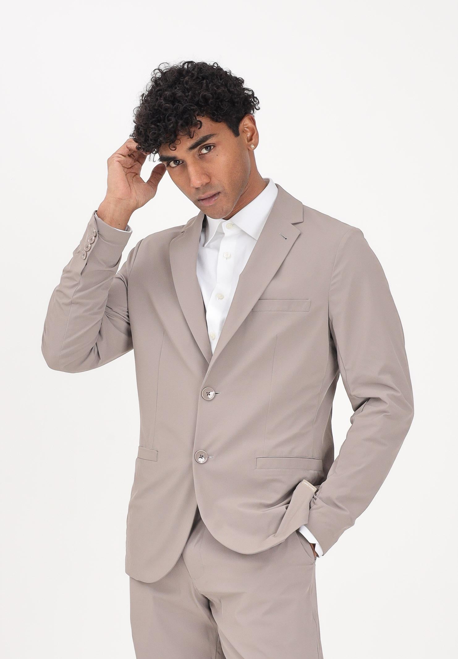 ARMANI EXCHANGE Giacca monopetto beige da uomo 8NZG49ZNYZZ U6107 ARMANI EXCHANGE 