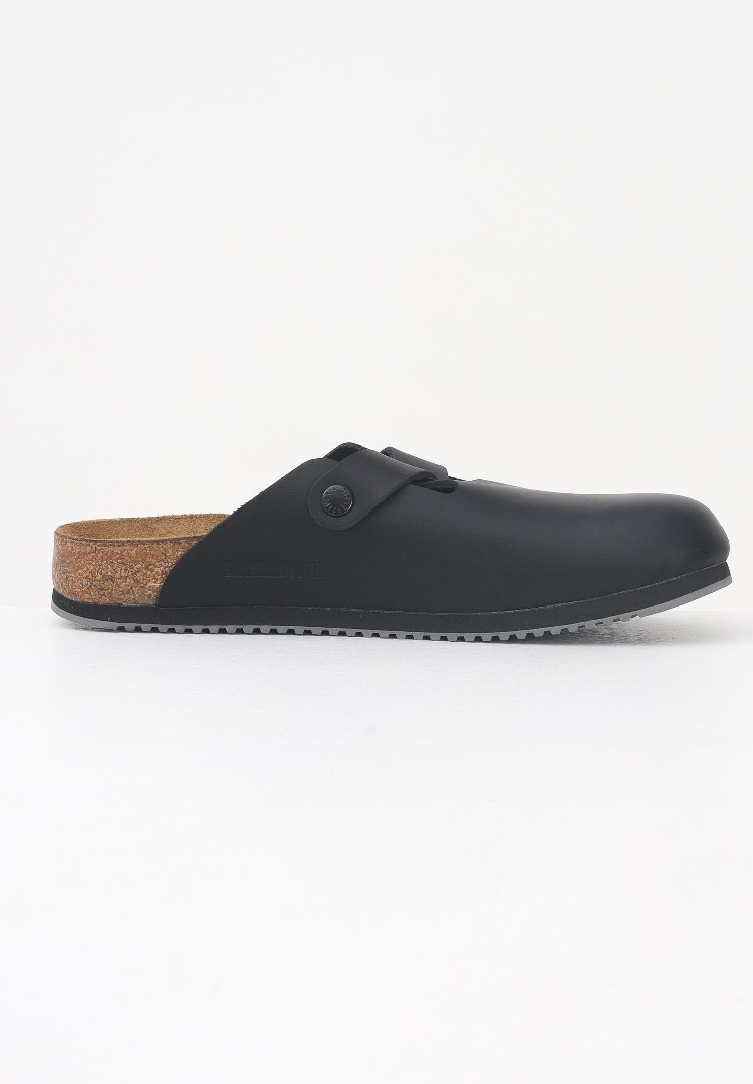 BIRKENSTOCK Ciabatte Boston Super grip nere per uomo e donna 060196 . BIRKENSTOCK 