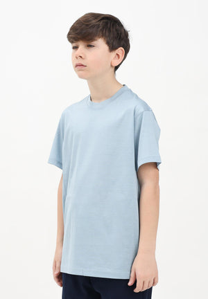 I'M BRIAN T-shirt a manica corta azzurro polvere da bambino TS3327J POL I'M BRIAN 