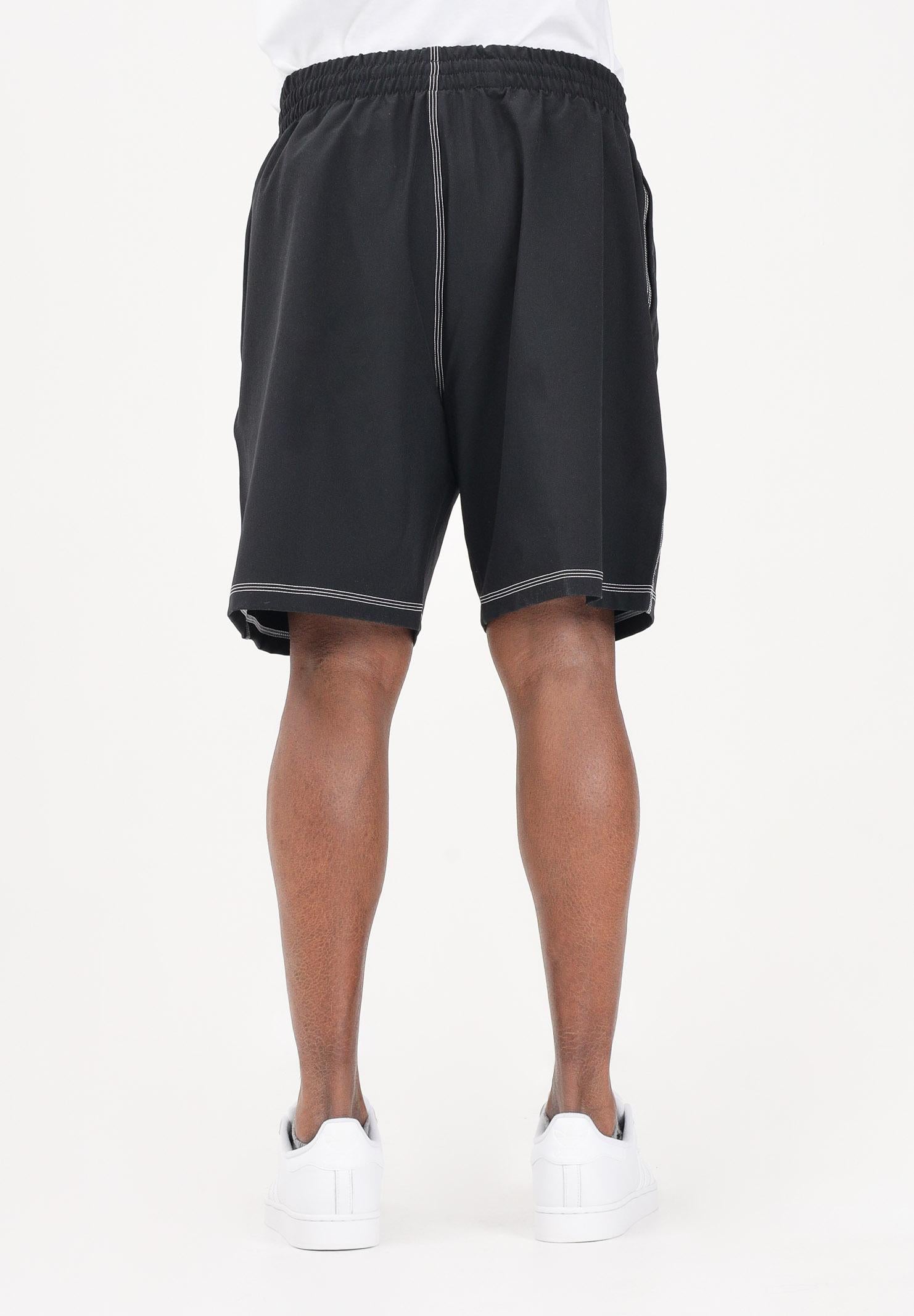 ADIDAS ORIGINALS Shorts sportivo ESSENTIALS nero da uomo KA8539 . ADIDAS ORIGINALS 
