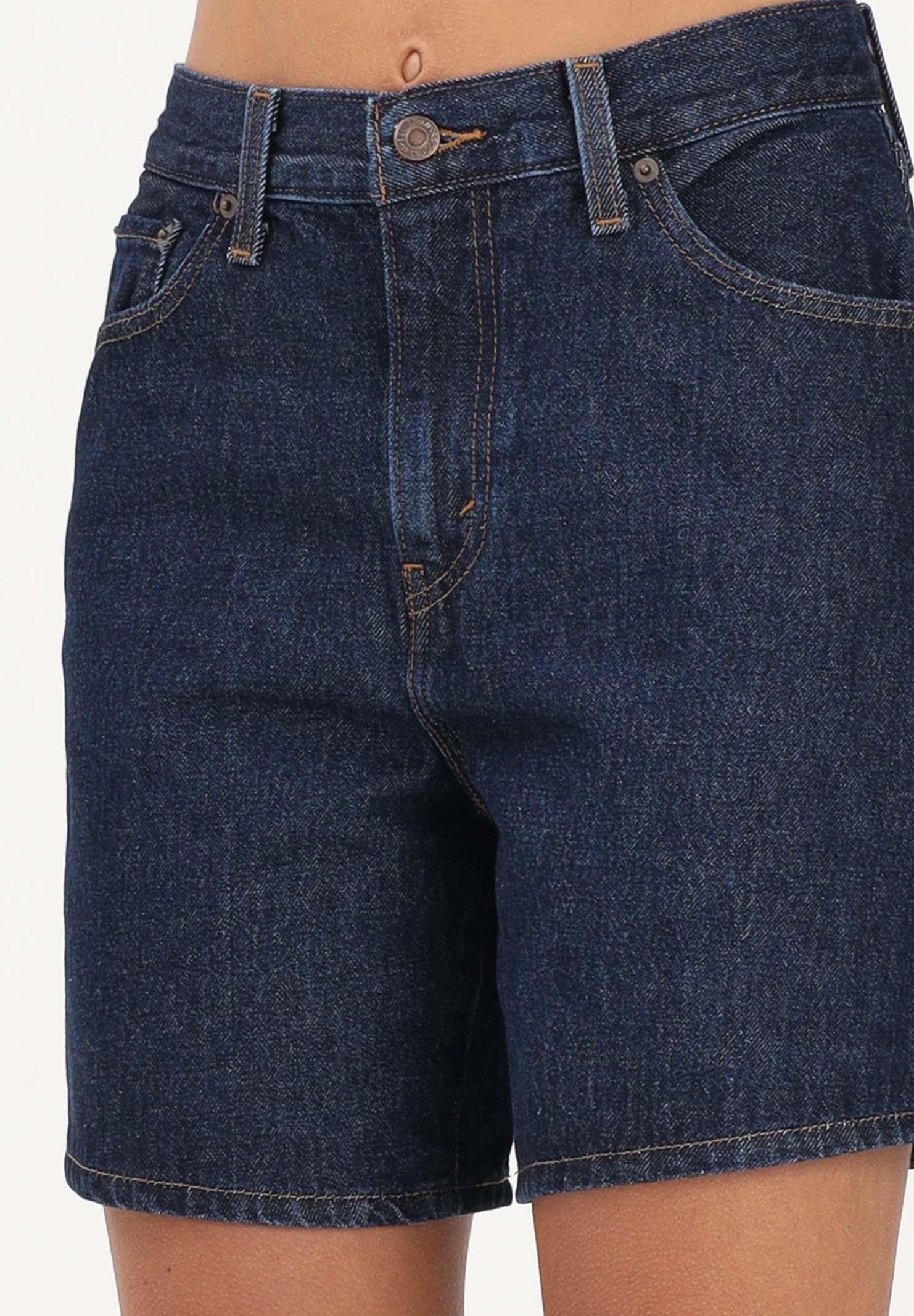 LEVI'S Shorts High Rise Baggy in denim blu da donna A9311-0006 . LEVI'S® 
