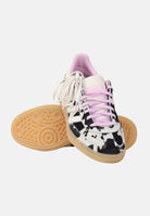 ADIDAS ORIGINALS Sneakers Spezial panna, marroni e lilla da donna con stampa pony KJ0090 . ADIDAS ORIGINALS 