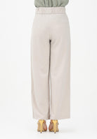 JDY Pantalone beige da donna a vita alta 15208430 CHGR JDY 