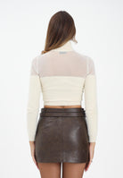 ELISABETTA FRANCHI Maglione a collo alto panna da donna MK54T57E2 DZ9 ELISABETTA FRANCHI 