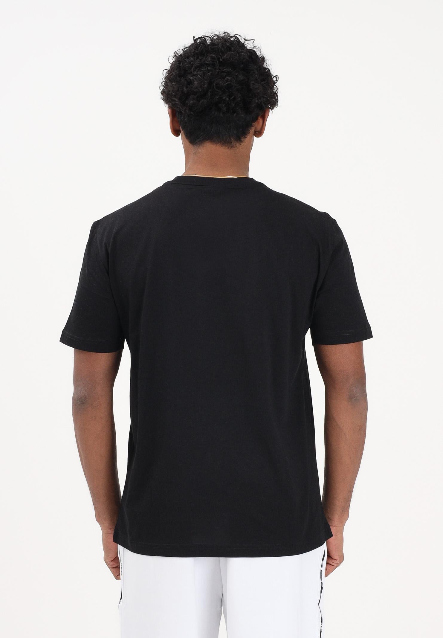 EA7 T-shirt a manica corta nera da uomo con stampa logo 7M001307AF10375 UC001 EA7 