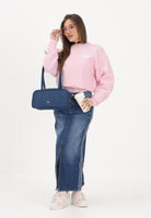 ADIDAS ORIGINALS Gonna midi 3 STRIPES in denim medio da donna KD2908 . ADIDAS ORIGINALS 