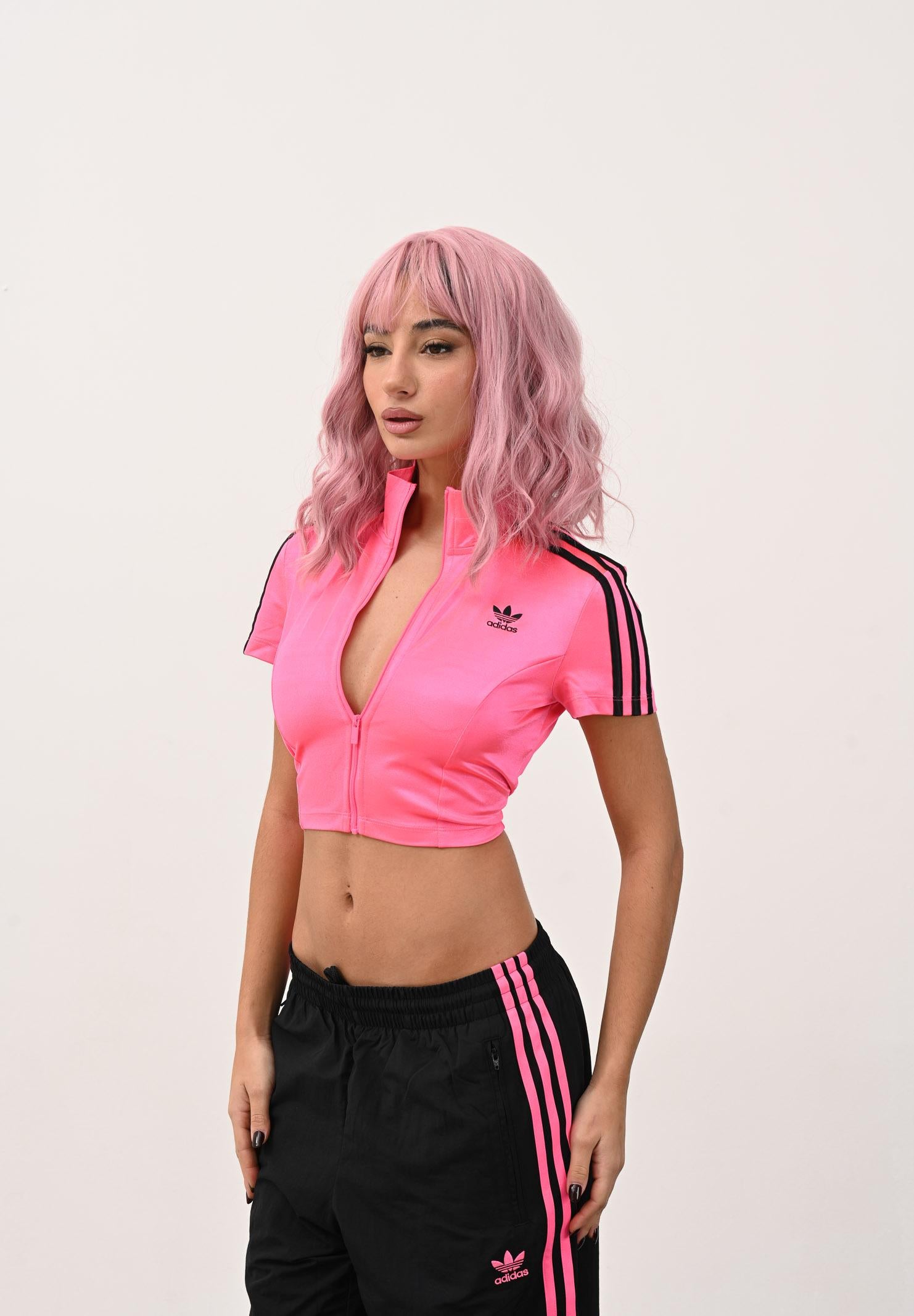 ADIDAS ORIGINALS Top Adicolor fucsia da donna JY2546  ADIDAS ORIGINALS 