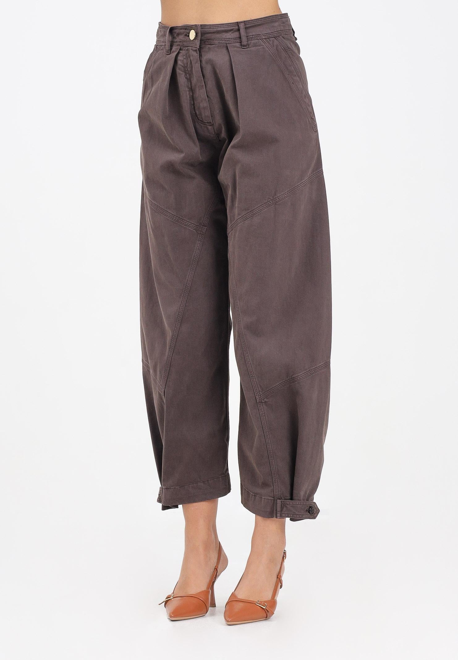 PINKO Pantalone balloon-fit marrone da donna 105667A2TV M04 PINKO 