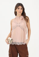 PINKO Top elegante rosa da donna con pizzo 106263A32Y Q35 PINKO 
