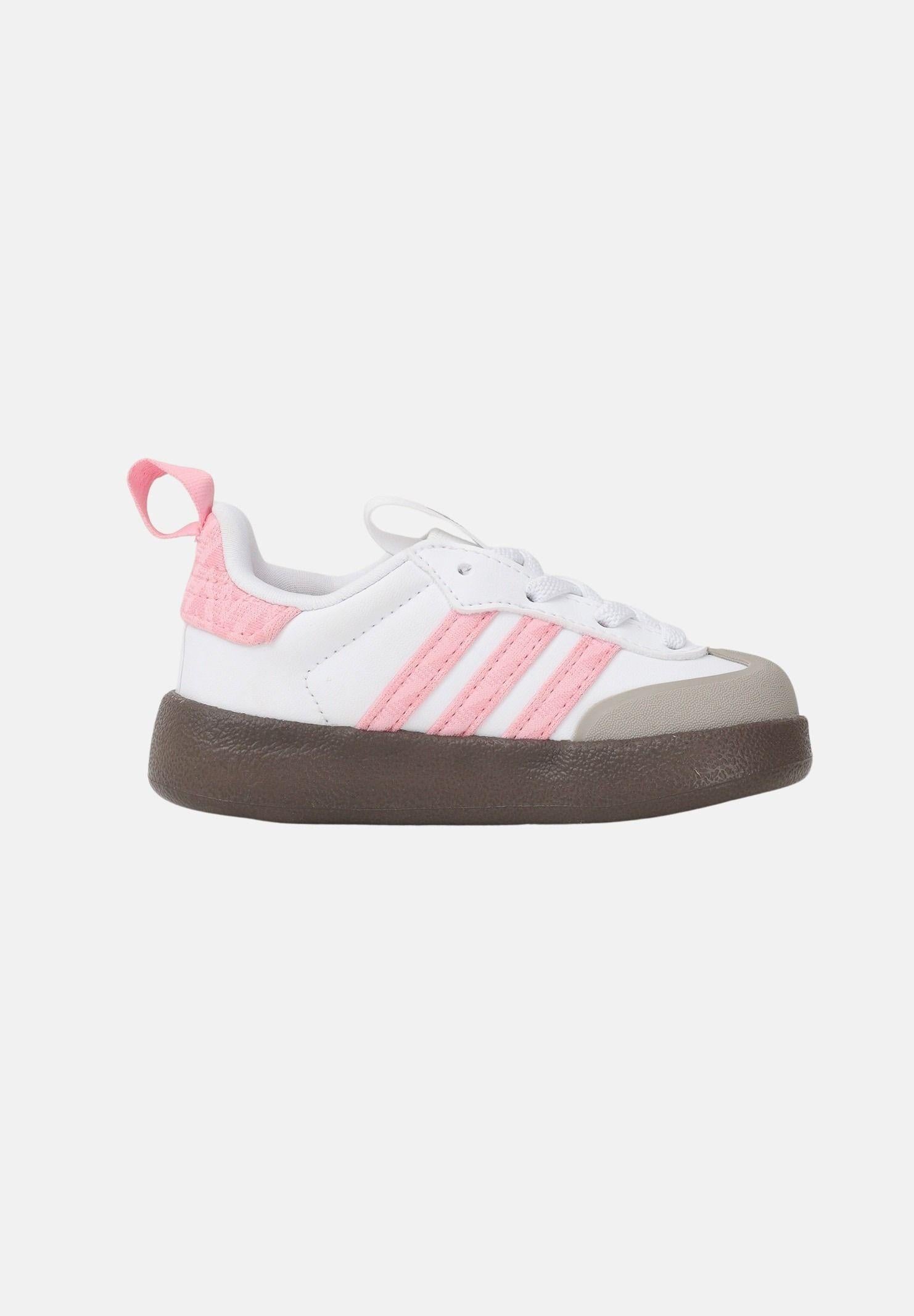 ADIDAS ORIGINALS Sneakers ADIFOM SAMBA 360 bianche e rosa da neonato IH7043 . ADIDAS ORIGINALS 
