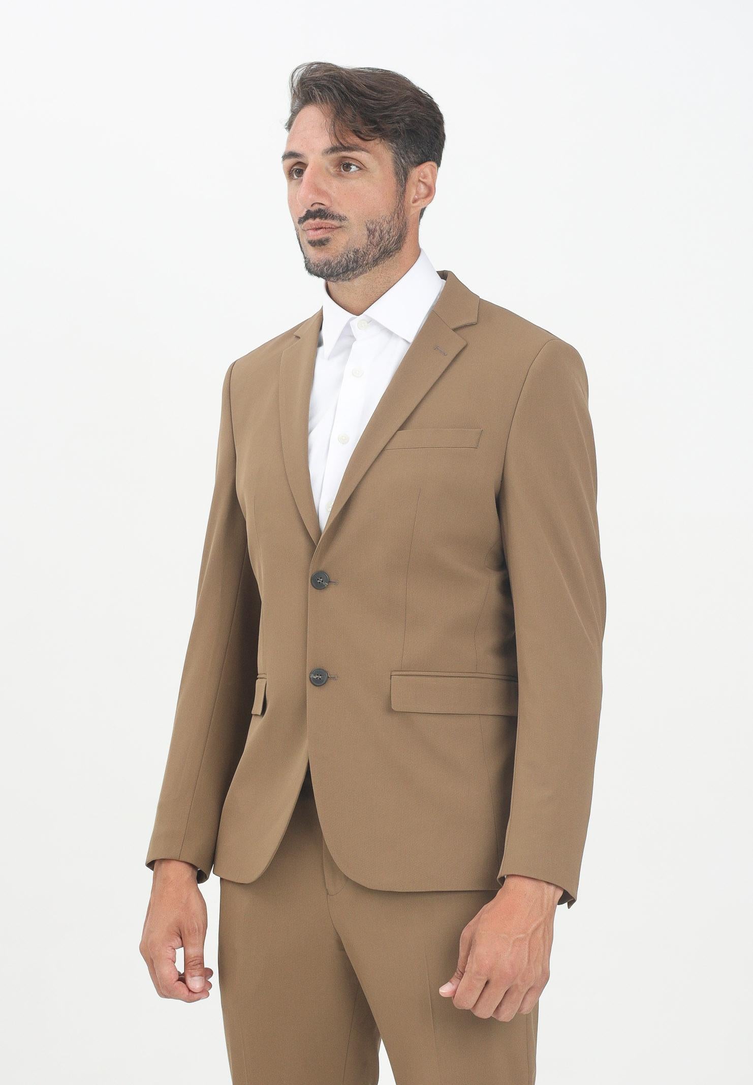 SELECTED HOMME Giacca monopetto marrone da uomo 16087824 Ermine SELECTED HOMME 