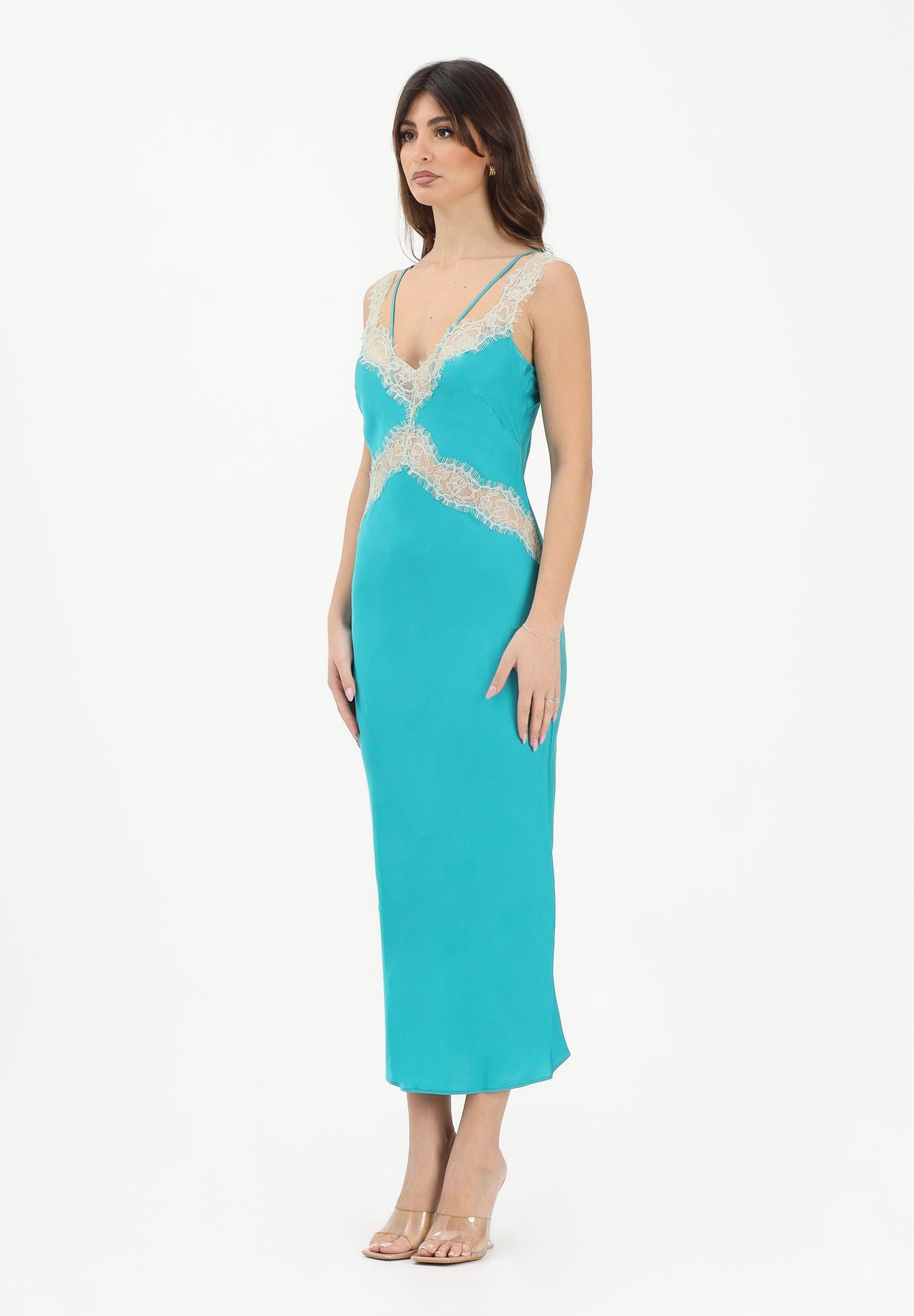 PINKO Women's Turquoise ANISE Midi Dress – Pavidas
