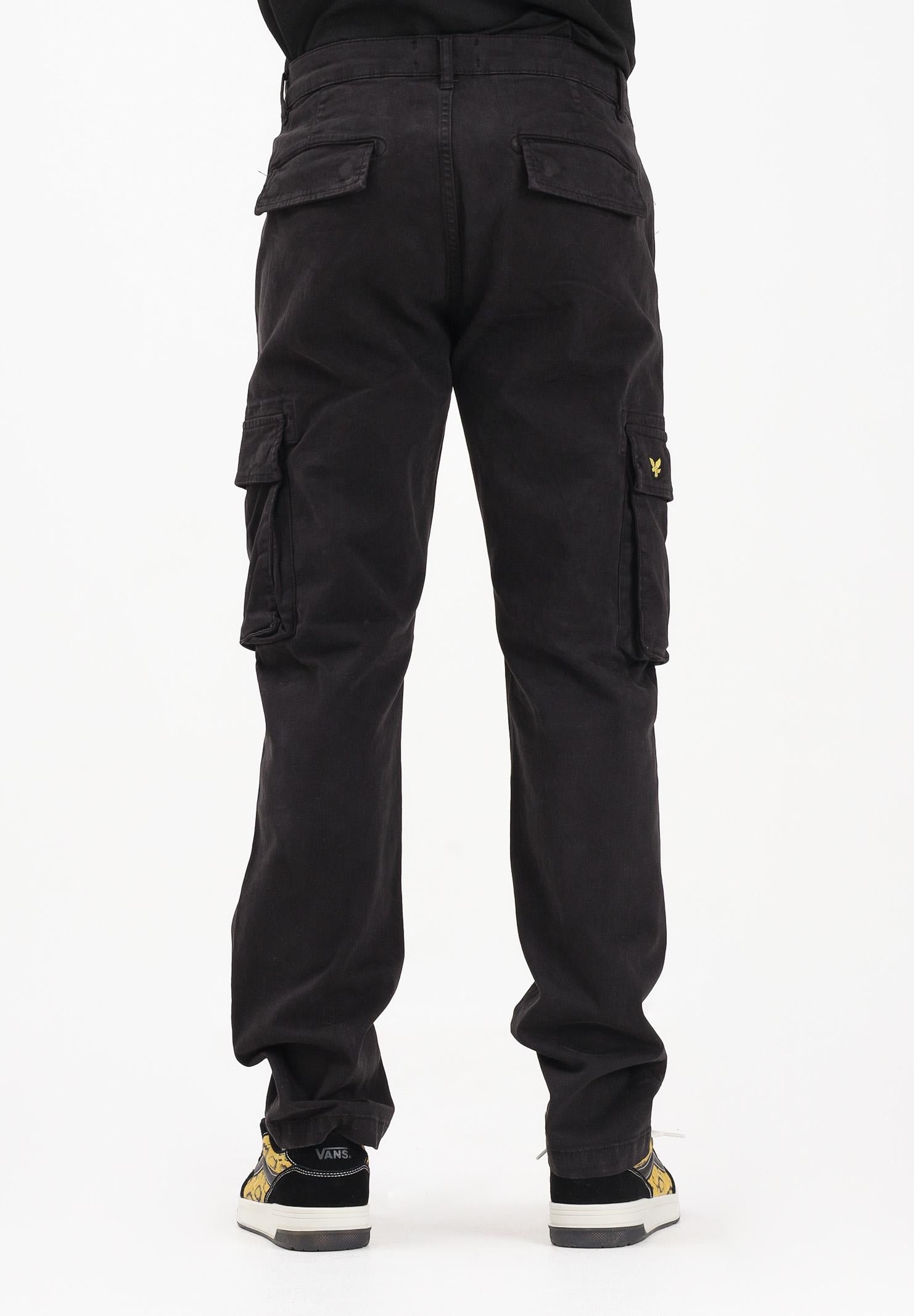 LYLE & SCOTT Pantalone cargo nero da uomo TR2109ITA 001 LYLE & SCOTT 