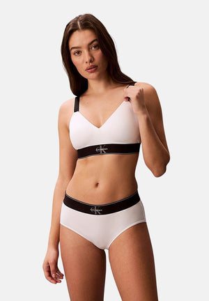 CALVIN KLEIN Bralette bianca da donna LV00QF8877 100 CALVIN KLEIN 