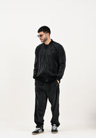 ADIDAS ORIGINALS Felpa con zip in velluto Adicolor SST nera da uomo JX1559  ADIDAS ORIGINALS 