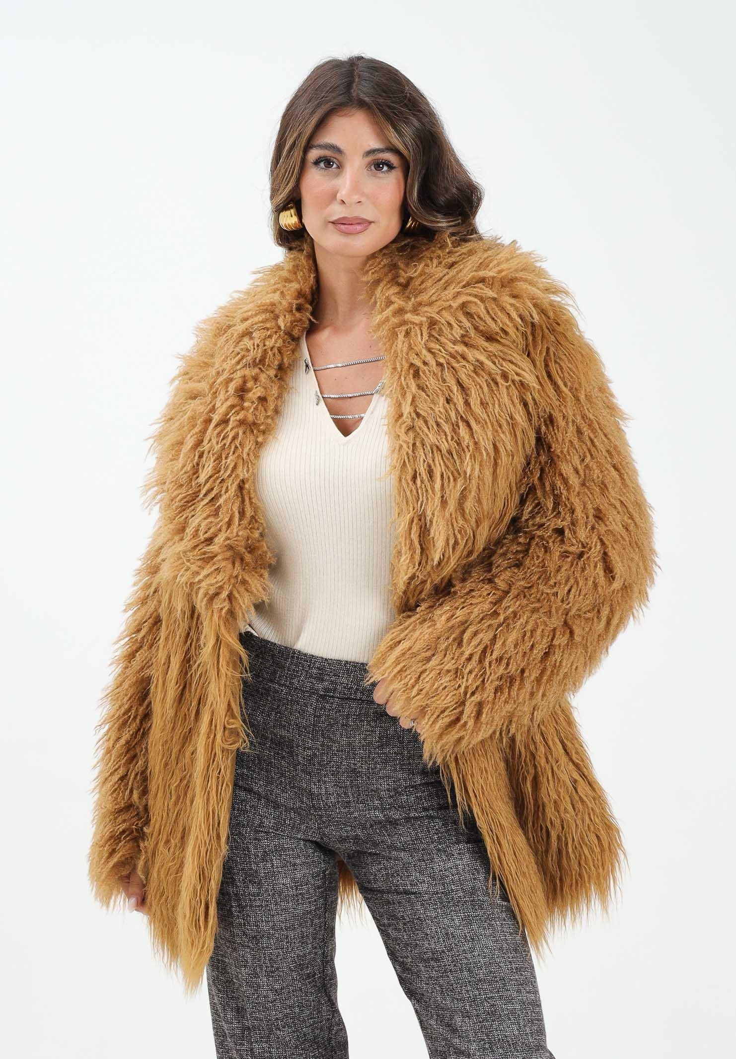 PATRIZIA PEPE Pelliccia beige da donna 2O0180E078 B847 PATRIZIA PEPE 