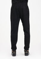 EA7 Pantalone sportivo nero da uomo in tessuto effetto scamosciato 7M000676AF16718 UC001 EA7 