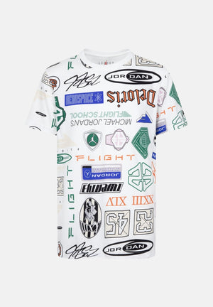 NIKE T-shirt a manica corta Essentials bianca da bambino 95D621 782 JORDAN 