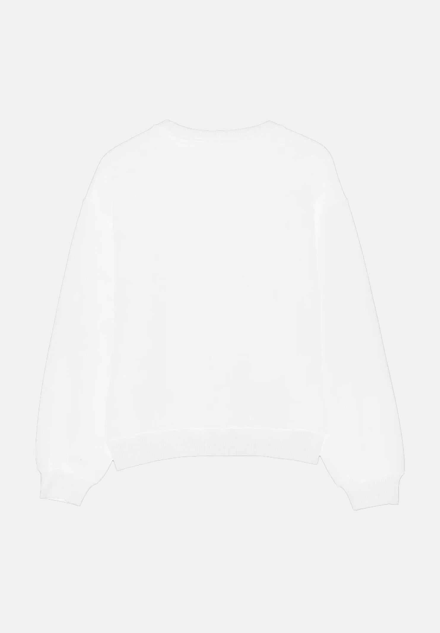 GCDS Felpa girocollo bianca da bambina con stampa TI AMO GCDS B2KW1532BA5 15 GCDS 