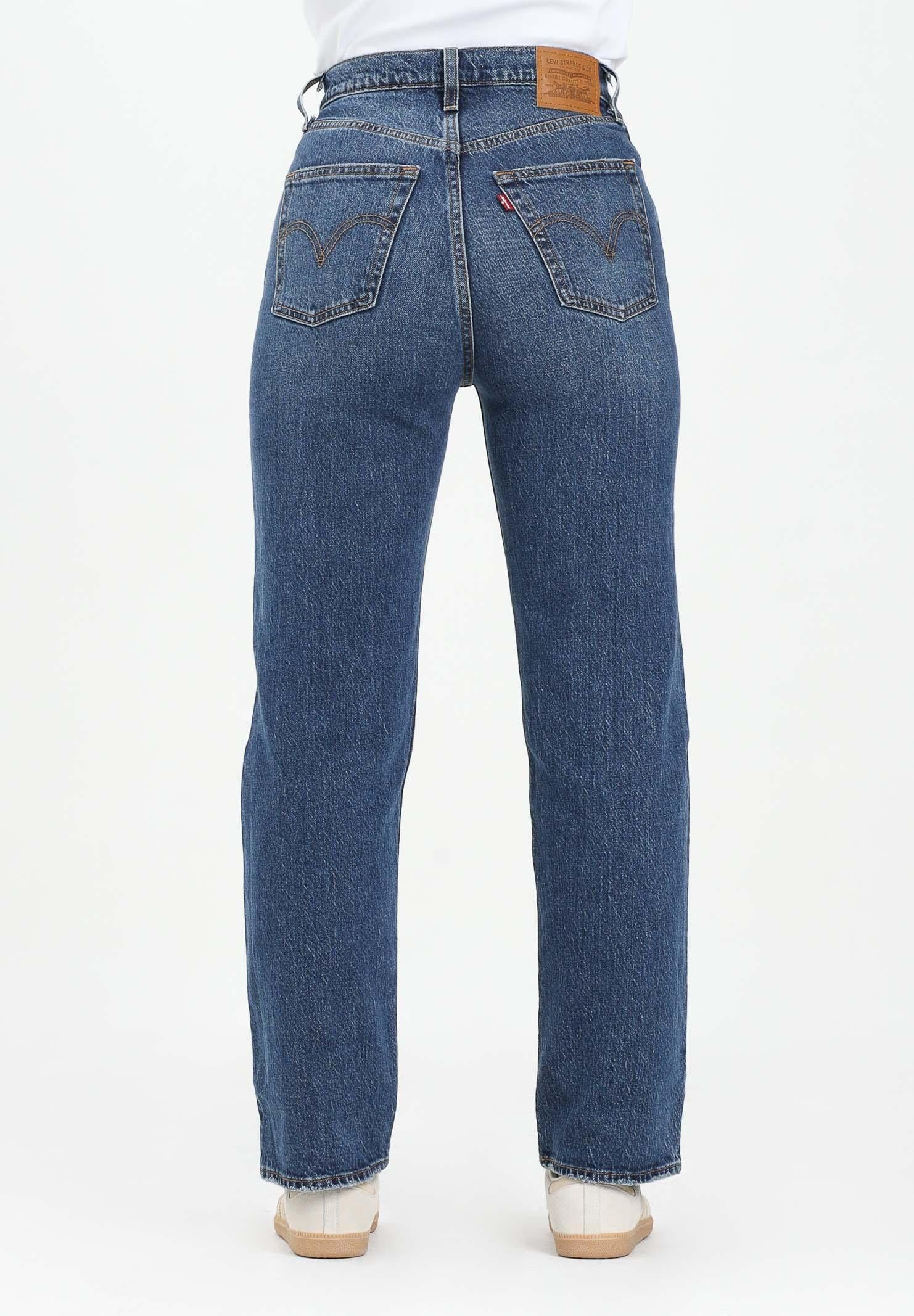 LEVI'S® Jeans Ribcage Straight in denim blu da donna 72693-0218 . LEVI'S® 